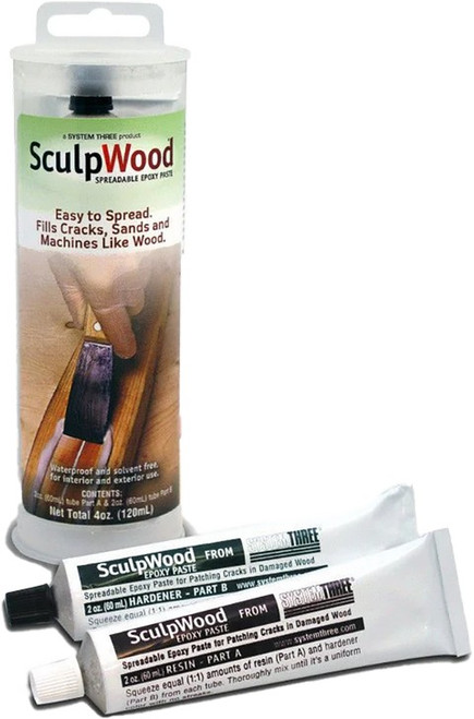 System Three 1610K20 2 Qt Sculpwood Paste Kit