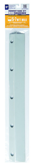 Midwest Rake R8152 18" Scalloped M5-7 Squeegee Blade for Thin Film Application