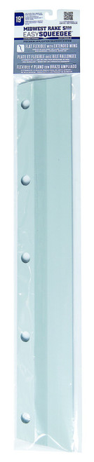 Midwest Rake R8150 19" Flat/Flex Angled Blade Ends for Squeegee System