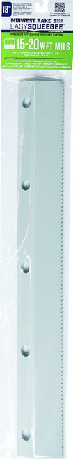 Midwest Rake R8154 18" V-Notch M15-20 Squeegee Blade for Medium Film Application