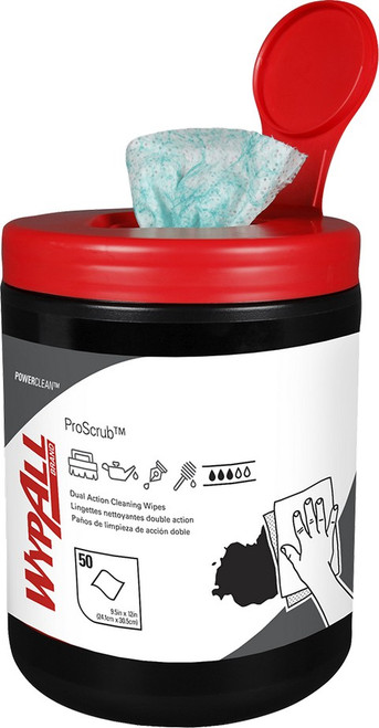 Scott 58310 Green Wypall Sani Tuff Premoist Wipes 50Pk
