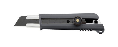 OLFA NH-1 25mm 7-Pt Rubber Grip Ratchet-Lock Extra Heavy-Duty Snap-Off Utility Knife