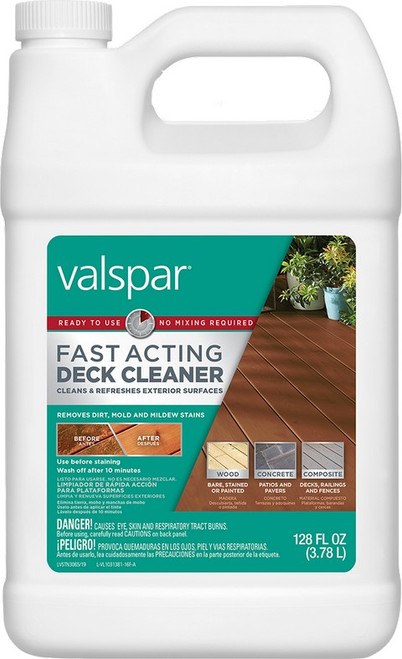 Valspar VL1031381-16 1gal Fast-Acting Deck Cleaner