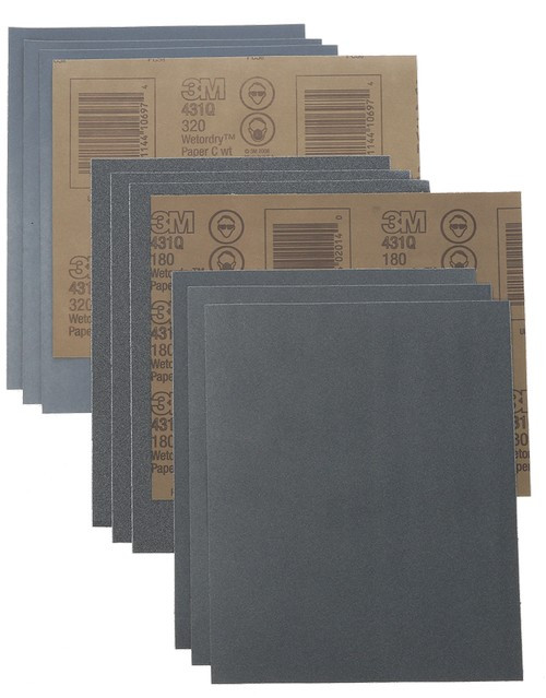 3M 2018 9" x 11" 80C Wetordry Paper Sheet (50/pk)