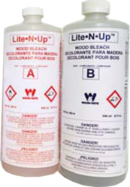 Wood Kote Qt 800-4 Lite N Up Wood Bleach Kit
