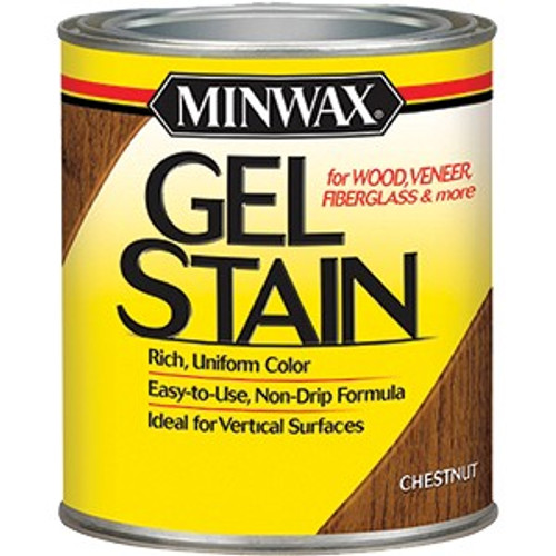 Minwax 66010 Qt Chestnut Semi-Transparent Gel Stain