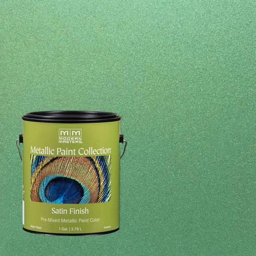 Modern Masters ME434 1gal Mystical Green Metallic Paint