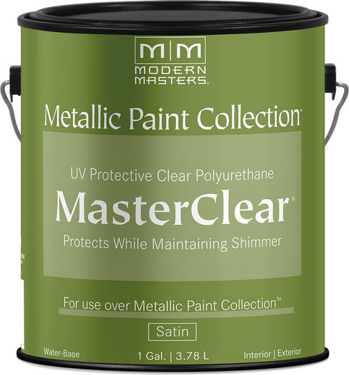 Modern Masters ME664 1gal Satin Master Clear Metallic Topcoat