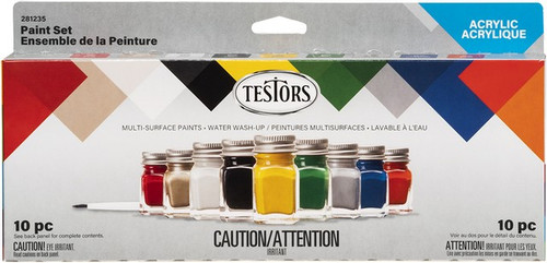 Testors 281235 10 Pc Paint Set - Value
