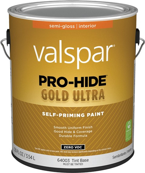 Valspar 64003.007 1gal Semi-Gloss Finish Tint Base Pro-Hide Gold Ultra Interior Paint