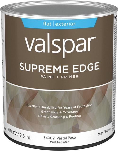 Valspar 31004.007 1gal Flat Finish Clear Base Supreme Edge Interior Paint & Primer