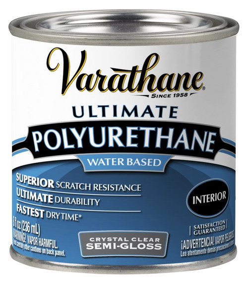 Varathane 200161H .5PT Semi-gloss Crystal Clear Diamond Water Based Interior Polyurethane