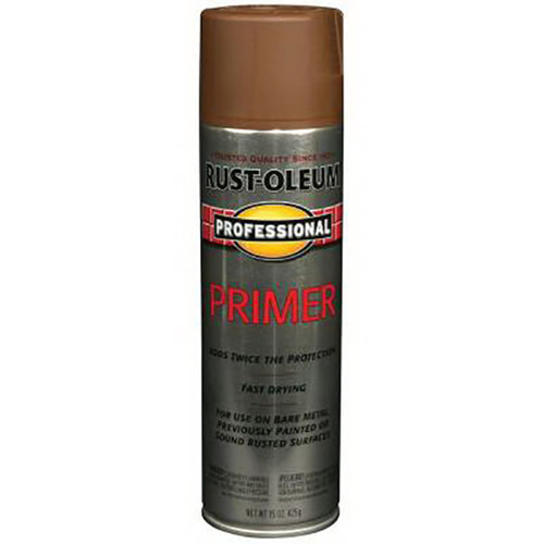 15 Oz Rust-Oleum 7569838 Red Professional High Performance Enamel Spray Paint Primer
