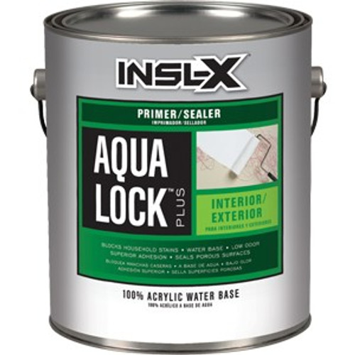 Insl-X AQ 0400 1gal White Aqualock Plus Water Base Primer Sealer Stain Killer