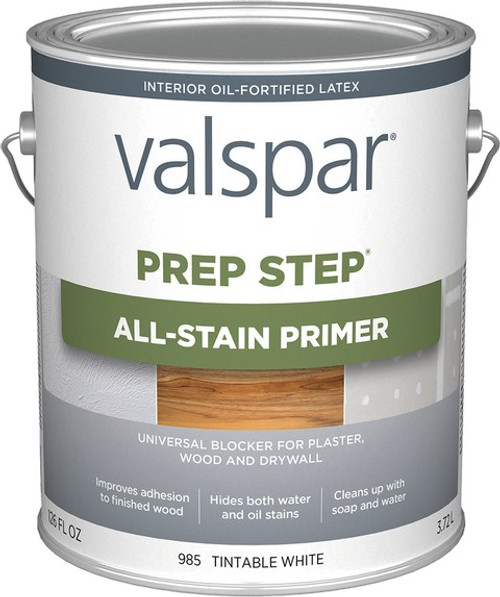 Valspar 00985.007 1gal Tintable White Prep Step All Stain Primer