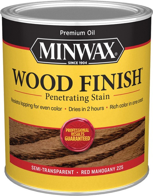 Minwax 70007 qt Red Mahogany 225 Semi-Transparent Stain