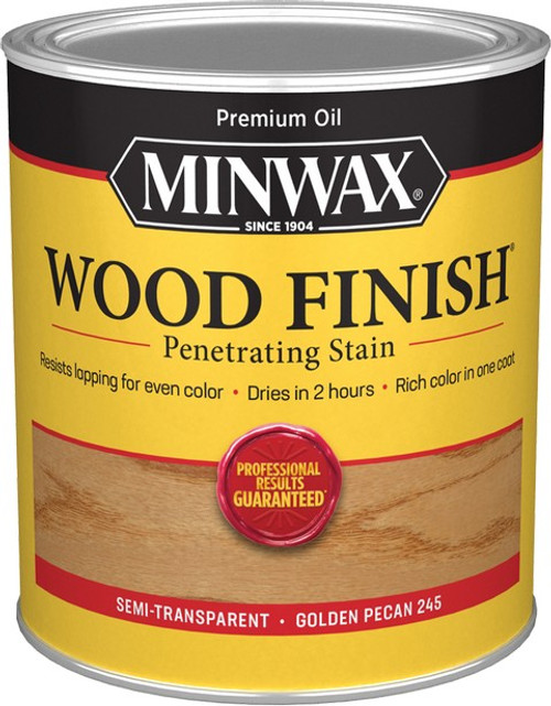 Minwax 70041 qt Golden Pecan 245 Semi-Transparent Stain