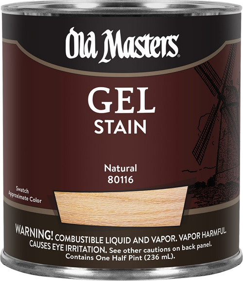 Old Masters 80116 1/2pt Natural Gel Stain