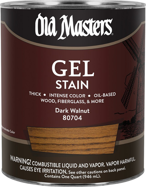 Old Masters 80704 qt Dark Walnut Gel Stain