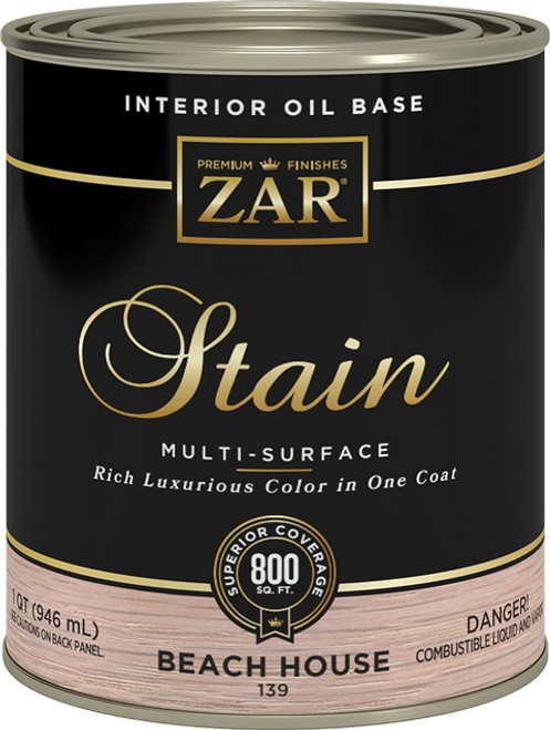 Zar 13912 Qt Beach House 139 Wood Stain