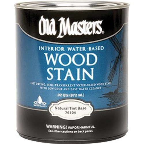 Old Masters 76104 qt Water Based Interior Wood Stain Tint Base