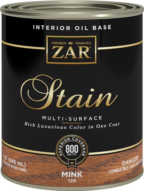 Zar 12812 Qt Mink 128 Wood Stain