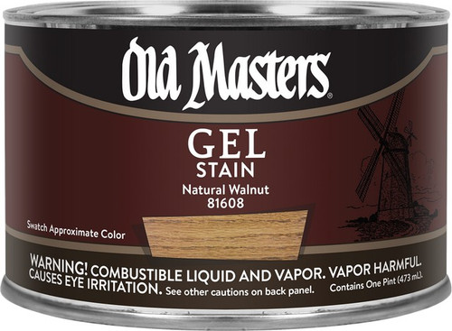 Old Masters 81608 pt Natural Walnut Gel Stain Classics