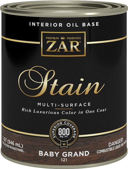 Zar 12112 Qt Baby Grand 121 Wood Stain