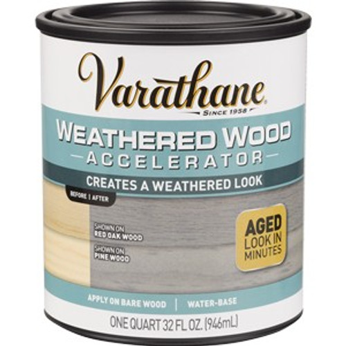 Varathane 313835 Qt Weathered Wood Finish Varathane 313835 Qt Weathered Wood Finish
