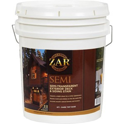 Zar 67115 5G Dark Base Semi-Trans Deck & Siding Stain