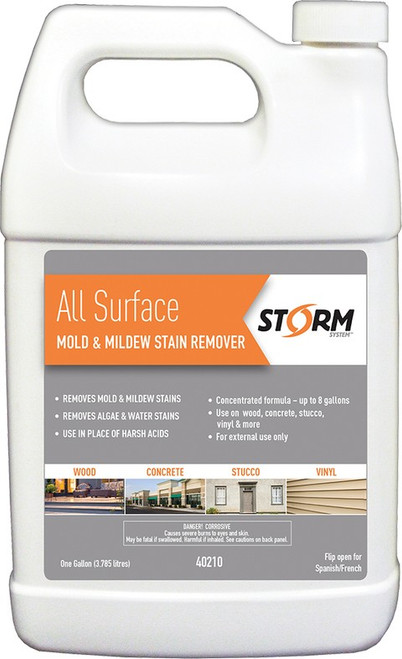 Storm 40210-1 1gal System Mold  Mildew Stain Remover - 4ct. Case