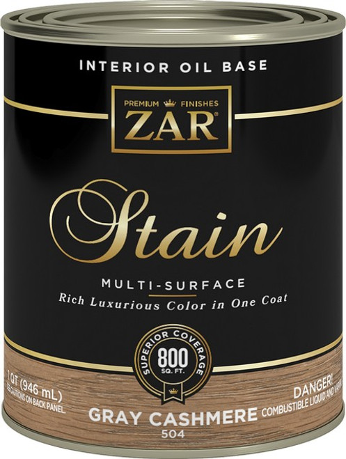 ZAR 50412 Qt Gray Cashmere Wood Stain