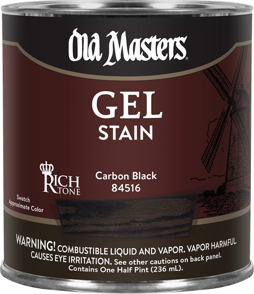 Old Masters 84516 1/2pt Carbon Black Gel Stain