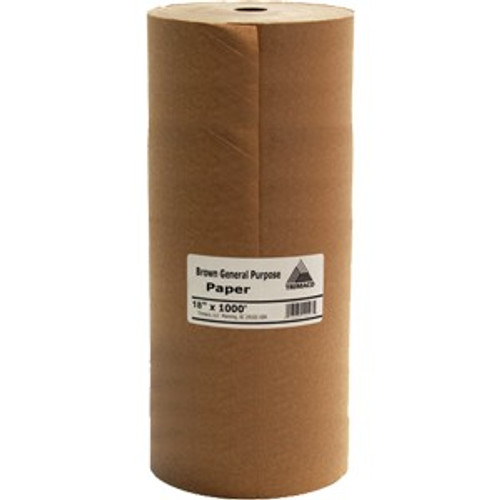 Tri Paper 12102 BL18 18" x 1000' Brown General Purpose Masking Paper