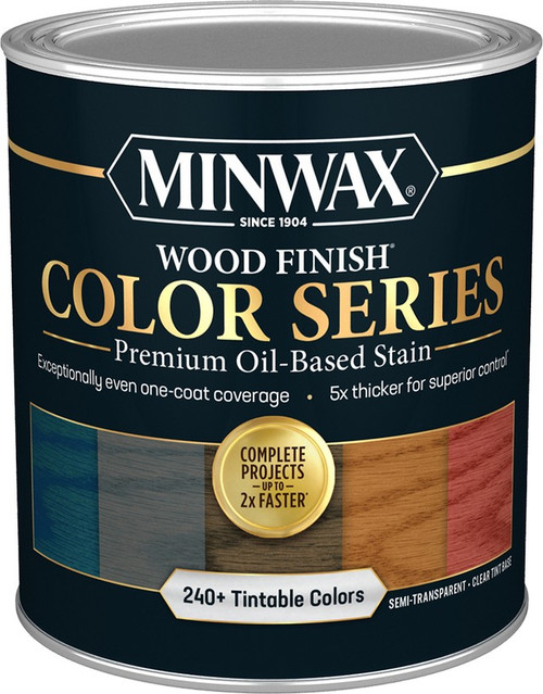 Minwax 845000000 qt Clear Tint Base Wood Finish Color Series Interior Stain