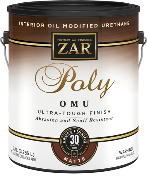 Zar 36413 1G Matte Poly OMU Int Oil Modified Urethane Zar 36413 1G Matte Poly OMU Int Oil Modified Urethane