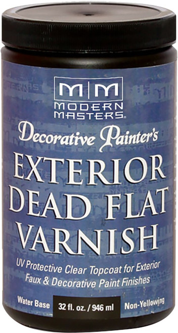 Modern Masters DP612 qt Dead Flat Varnish Exterior Clear Topcoat