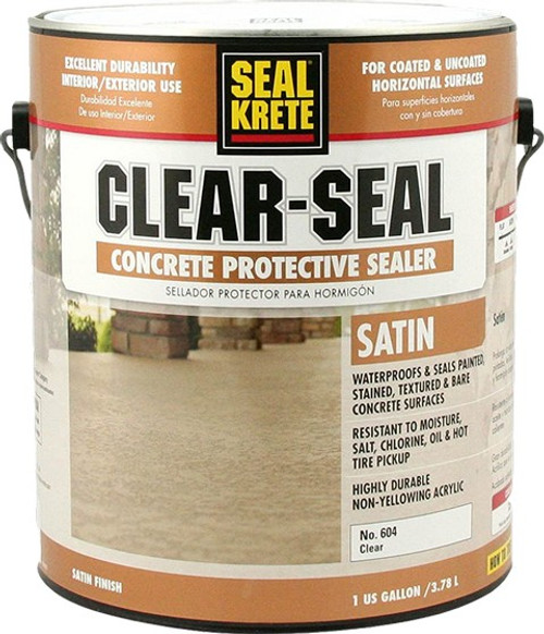 Seal Krete 604001 1gal Clear Seal Premium Satin Sealer 98.2 Voc
