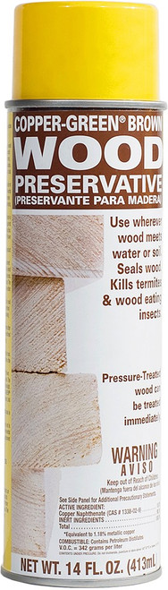 Green Products 14oz Aerosol Copper-Green Brown Wood Preservative