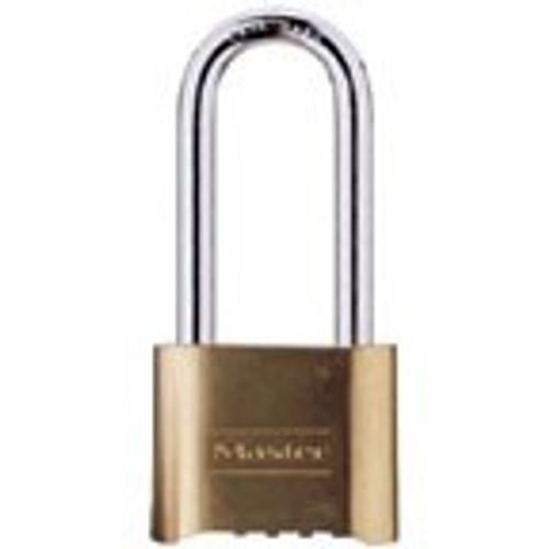 Master Lock 175DLH 2-1/4" Brass Set-Own Combination Padlock