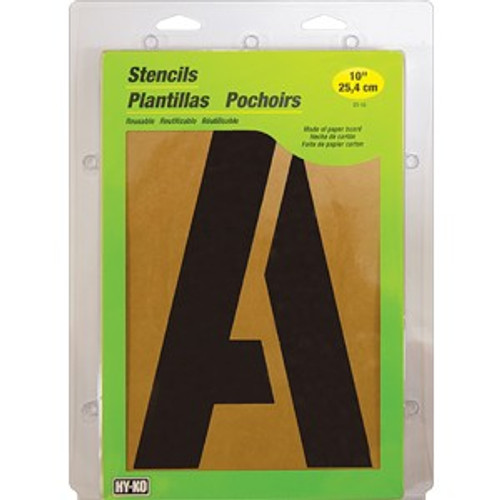 Hy-Ko ST-10 10" Number Letter & Symbol Stencils Hy-Ko ST-10 10" Number Letter & Symbol Stencils