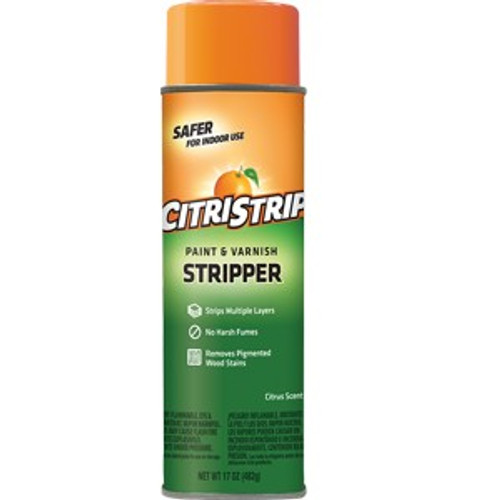 Klean Strip ECSG807 17oz Aerosol Citristrip Paint & Varnish Remover (NON-NMP)