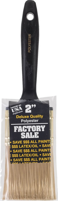 Wooster P3972 2" Factory Sale Gold Polyester Paint Brush