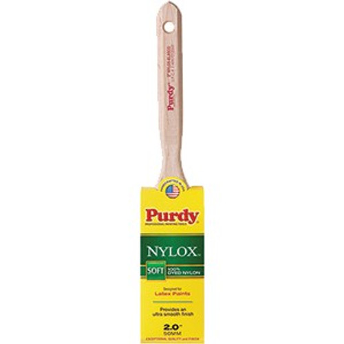 Purdy 144100220 2" 100% Dyed Nylon Soft Nylox Elasco Paint Brush