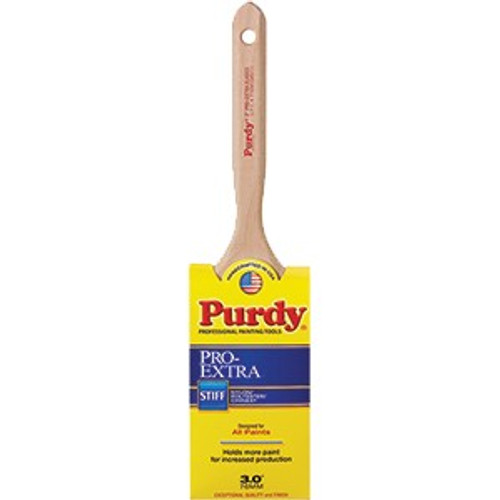 Purdy 144100730 3" Nylon/Polyester/Chinex Stiff Pro-Extra Elasco Paint Brush