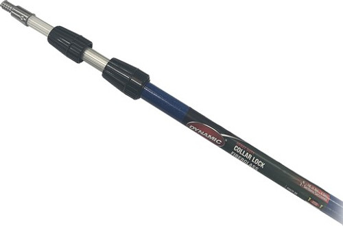 Dynamic 00007 6'-18' (1.8m-4.8m) HD Collar Lock Fiberglass Extension Pole (3 - Section)