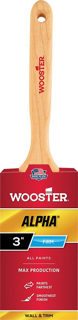 Wooster 4232 3" Alpha Firm Flat Sash Paint Brush