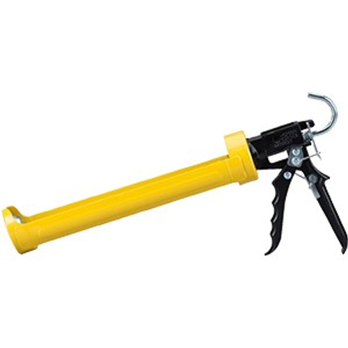 Dripless SI500 29oz Rotating Barrel Smooth Rod HD Metal Caulk Gun w/18:1 Thrust Ratio