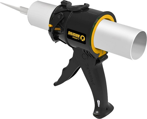 SILIGUN SILIGUN4 10oz Compact Plastic Body Caulk Gun (12:1 Thrust Ratio)