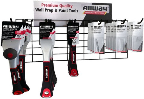 Allway 06570 CBSM6 Soft Grip Carbide Scraper Asst